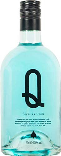 Barcelona Blue Gin Q – 0,7L, 37,5% Vol. | Auffallend Blauer Gin – Ideal für Tonic und Cocktails