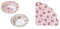 Talking Tables Truly Scrumptious Bowl, 2 Designs, 12 Pack, Paper/Cardboard Multicolour, 20 x 5.5 cm & Tables Truly Scrumptious 33cm Scalloped Paper Table Napkins – Pack of 20, Microfibre Multicolour