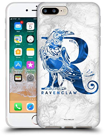Head Case Designs Officially Licensed Harry Potter Ravenclaw Aguamenti Deathly Hallows IX Gel Case [Military Grade Protection] Compatible With Apple iPhone 7 Plus/iPhone 8 Plus