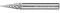PFERD HM-Frässtift, Spitzkegelform SKM, Zahnung ALLROUND, Frässtift-ø 6mm, Schaft-ø 6mm, Länge 55mm, 21001034 – für den vielseitigen Einsatz auf den wichtigsten industriell verwendeten Werkstoffen