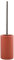Spirella Tube Brosse WC en Porcelaine Rouge Mat