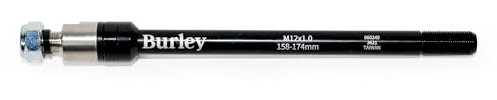 Burley Unisex – Erwachsene Steckachse_3091990720, Schwarz, 142-148mm