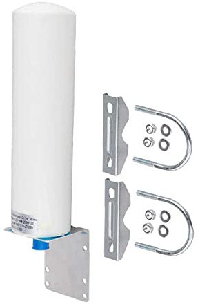Geevorks Antenne omnidirectionnelle extérieure de 700-2700 MHz pour 3G 4G 5G GSM LTE Antenne de montage fixe pour téléphone cellulaire routeur 4G LTE passerelles de modem