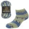 Wollbiene Socks Color Sockenwolle 100g 4-fädig Stricken und Häkeln 75% Schurwolle Farbverlaufswolle Strickwolle Socken (49 blau grün grau)