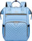 CAFELE Sac à dos pour ordinateur portable, sac à dos pour ordinateur 17 pouces, sac de travail enseignant - médecin - infirmière, sac d'école universitaire design à large ouverture, bleu