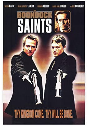 EDSC Classic Movie The Boondock Saints Canvas Poster Schlafzimmer Dekor Sport Landschaft Büro Zimmer Dekor Geschenk Rahmen: 60 x 90 cm
