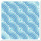 GORGECRAFT Wave Wall Texture Stencil Media Backgrounds Decorative Plastic Scallop Edge Border Templates Reusable Spray Paint Art Decor Templates for Furniture Painting on Wood Wall Home 18x18cm