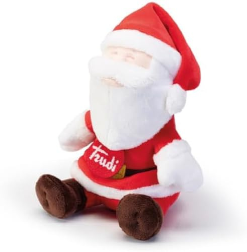 Trudi Weinachtsmann sitzt Santa Claus Puppe Plüsch. Stuffed Doll Sankt Nikolaus Geschenk | 14x23x7cm Große XS | Christmas | Modell 29627