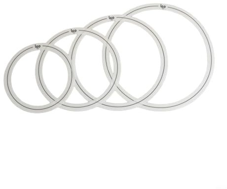 Drum Tone Control Ringe, 4 Stück Trommel Satz Ton Kontrolle Ringe Schalldämpfer Stumm Schlagzeug 10 12, zu dämpfen oder zu dämpfen(B)