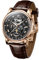 REEF TIGER Top Brand Herren Moonphase Automatikuhr Kompletter Kalender Leuchtend Transparent Leder Mechanische Uhr RGA1963, Rga1963-pbs, Armband