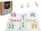 mucHome Glasbrettspiel Trinkspiele Partyspiele Brettspiele Glastrinkspiel (Ludo)