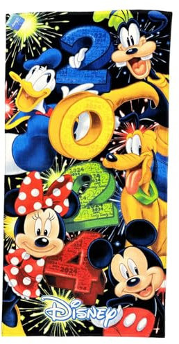 Disney 2024 Vertikaler Stapel 71,1 x 147,3 cm Handtuch