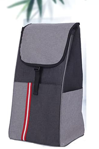Bolsa de repuesto reutilizable para carrito de compras – Bolsa de repuesto impermeable de tela Oxford de 50 l, bolsa de almacenamiento de gran capacidad para el hogar, accesorios para carrito, L34XB2