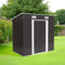 Metal Garden Shed by Garden Universe 6' x 4' Storage Anthracite Grey FREE Base Frame GSP6-4AN-Amz