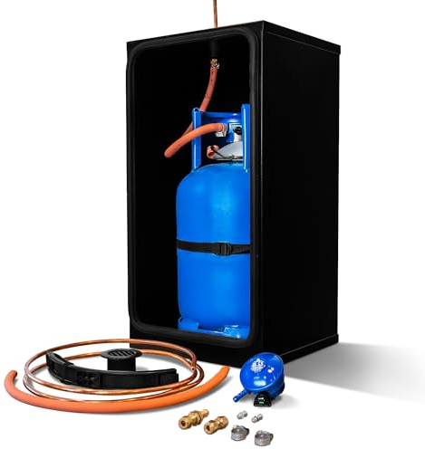 7kg Butane Gas Locker Kit with Clip-on Regulator