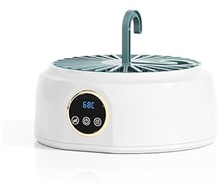 Tragbarer Wäschetrockner Klein, Mini Elektrisch Wärmepumpentrockner mit Timer/UV-Sterilisation/Auto Abschaltung, 360-Grad-Zyklustrocknung Warmlufttrockner für Schlafsaal, Wohnungen, Hotels, Familie