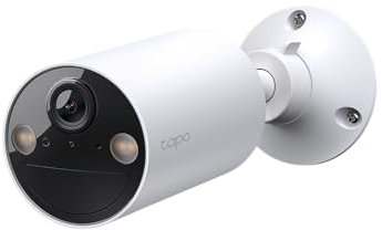 Tapo TC82(Renewed) 2K Battery Security Camera Outdoor Wireless, Indoor & Outdoor CCTV Camera, Colour Night Vision, No Monthly Fee, AI Detection, IP65, 180-Day Battery Life, Works with Alexa & Google