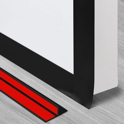 Junta de sellado de TPE negra de ZSRedHong, T2025, 31 mm x 6 m, para puertas y ventanas, puertas correderas, mamparas de ducha y aislamiento acústico