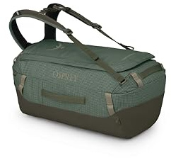 Osprey Transporter Travel Duffel Bag, Pine Leaf/Earl Grey, 40l