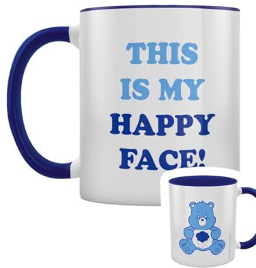 Pyramid International Care Bears (Grumpy Bear) farbiger Innenbecher, 315 ml, Keramiktasse, Einheitsgröße