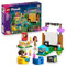 LEGO Friends Filmabend mit Freunden - Spielzeug für Mädchen ab 6 Jahren - inkl. 2 Mini-Puppen, Leinwand und Leuchtstein-Projektor - Kreatives Bauset - 42642