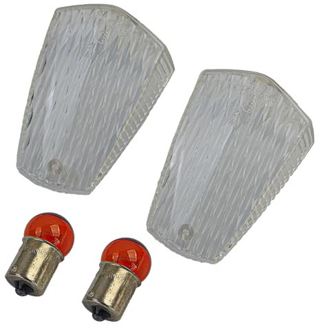 Motorrad Blinkergläser Blinker Gläser Weiß für Yamaha FZR FZ XJR XJ TDM 600-1300