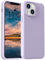 ColasGalys für handyhülle iPhone 13 Mini Hülle Premium Silikon Mikrofaserfutter Schutzhülle Anti-Fingerabdruck Kratzfest Kameraschutz Stoßfest Case für iPhone 13 Mini Flieder