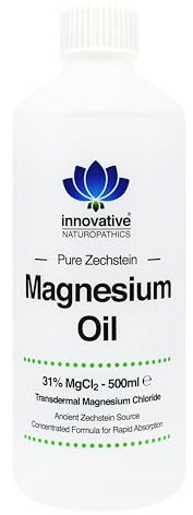 Magnesium Oil - Pure Magnesium Chloride - Ancient Zechstein Source (Pure Magnesium Oil 500ml)