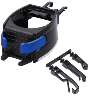 AUTSUPPL Car Air Conditioner Vent Water Cup Rack with Phone Holder Multi-function Car Cup Holder for Vehicle Air Vents Easy Installation Blue Design for Stable Drink and Phone Storage