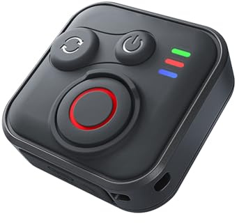 Tosuny Bluetooth Remote Control for Insta 360 X5/X4/X3/GO 3S/ Ace/Ace Pro/Ace Pro 2/ONE R/ONE RS & 13/12/11/10/9/8 Black MAX Cameras, 50M Range, with Wrist Strap