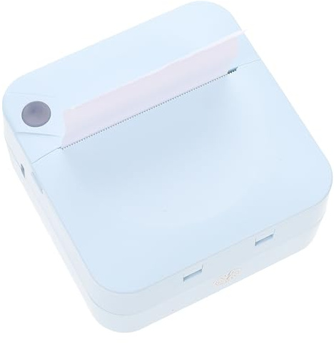 Luxshiny Portable Wireless Label Printer Machine and 200dpi Thermal Printing with 1000mah Rechargeable Battery Abs Plastic Pocket Label Maker for Office and Home Use