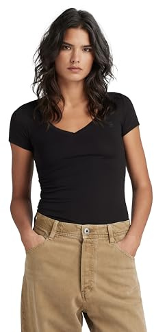 G-STAR Women's Base V-Neck Cap Top