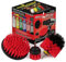 Im Freien - Cleaning Supplies - Pferde - Ranch - Bauernhof - Scheune - Drill Brush - Stiff Borste Scrubber Kit für - Gummimatte - Wasserbehälter - Brunnen - Futtereimer -Beton - Stein - Brick