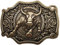 Xwest 3D Bull Bronze Belt Buckle Western Metal Cowboy Gürtelschnallen