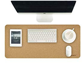 Hagibis schreibtischunterlage kork für Büro, Zuhause, Desk pad, Naturkork, schreibtisch zubehör,schreibtisch unterlegmatte,schreibtischunterlage papier,schreibtisch organizer, (Kork, 62 x 30 cm)