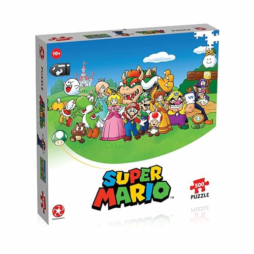 Winning Moves - Puzzle Super Mario and Friends - 500 Pièces - A partir de 10 ans - Version française