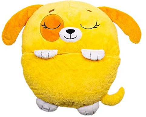 Dormi Locos Concentra 506071 Kleine Plüschtiere, gelber Hund, 137 cm x 50 cm, Farbe