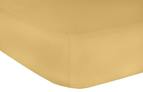 Mr.Sandman Elastan Classic Spannbetttuch Bronze Größe 140-160x200-220cm