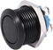 AUTOZOCO Pulsador momentáneo, Interruptor de botón momentáneo, Botón pulsador momentáneo,1NO SPST DC 3A/12V/24V/36V DC, 125V/250V AC 16, IP65, Tamaño del orificio de montaje: 16 mm