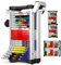 zerotop Torre di archiviazione per videogiochi, supporto universale per PS5/PS4/Xbox One/Xbox 360/Xbox Series X/S/Switch, organizer per dischi DVD e Blu-Ray, memorizza 23 giochi, con 2 supporti per