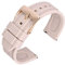 ANNEFIT Bracelets 18mm de Montres Silicone avec Boucle Or Rose, Bande de Remplacement Libération Rapide pour Femme Homme (Rose)