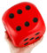 15cm Dadi in Schiuma Grandi, Rossi Dadi Giganti Gommapiuma per Bambini, Morbidi Dadi da Gioco Giganti Dadi Jumbo Divertente Giocattolo Educativo per la Casa l'Aula la Festa