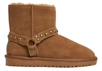 Pepe Jeans Diss Biker Lederstiefel braun