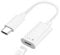 Hojalis USB C Auf für Lightning Kopfhörer Adapter Für Phone 15/15 Plus/15 Pro/15 Pro Max, USB C Auf Lightning Adapter, Typ C Auf Lightning Audio Adapter, Lightning USB C Adapter für Alle Ios (Weiß)