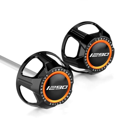 Modeer Per K.TM 1290 SUPER DUKE GT 2016 ~ 2024 1290 Super Duke R/EVO ~ 2023 protezione anticaduta ruota posteriore asse forcella crash Slider Guard accessori (nero/arancione)