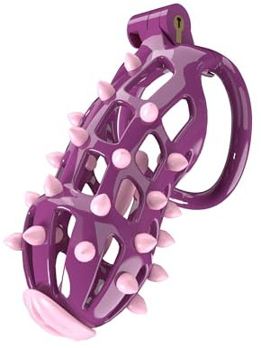 Candado de Privacidad Macho Jaula Con Llave Con Cerradura Múltiples Tamaños Disponibles A75-26 (XXL)