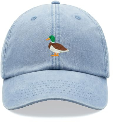 Stockente Duck Baseballkappe, Vintage, gewaschen, Unisex, Väter, verstellbar, Vogelbeobachter