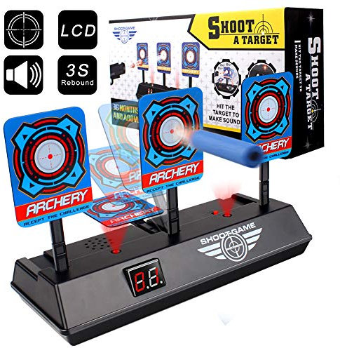 Diana para N-Strike Elite/Mega/Rival Series, Puntuación Electrónica con Reinicio Automático de 3 Objetivos, Juguetes de Juegos de Disparos Regalos para Niños de 5, 6, 7, 8, 9, 10 años o más