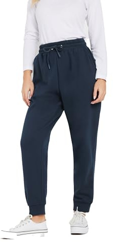 M&Co Petite Blue Cuffed Joggers - Women's