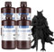ANYCUBIC ABS-Like Resin Pro 2, 3D Drucker Resin mit erhöhter Festigkeit und Zähigkeit, Hoher Präzision, Weitgehende Kompatibilität mit allen Resin 3D Druckern (Schwarz, 1kg, 4pcs)